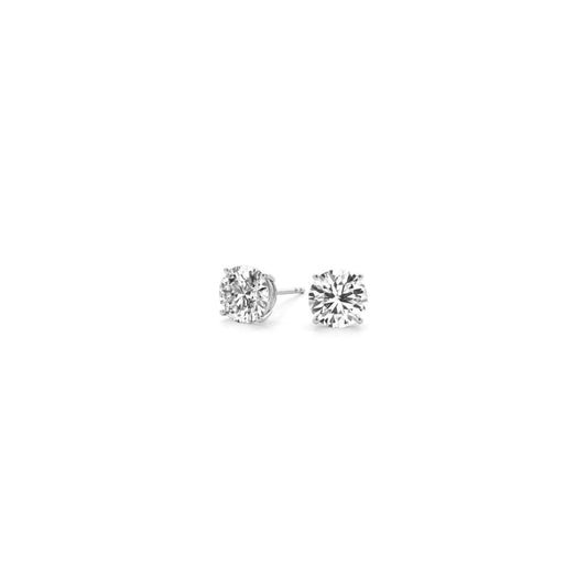 1/2 cttw Lab Grown Round Diamond Stud Earrings 14k White Gold (G/VS2) | Richard Cannon
