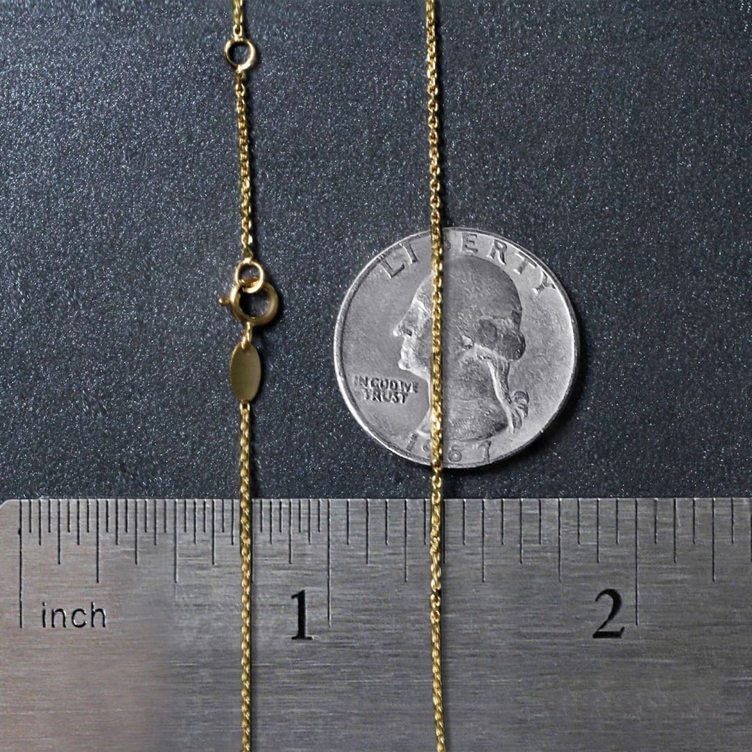 14k Tri-Color Gold Rosary Chain Necklace | Richard Cannon Jewelry