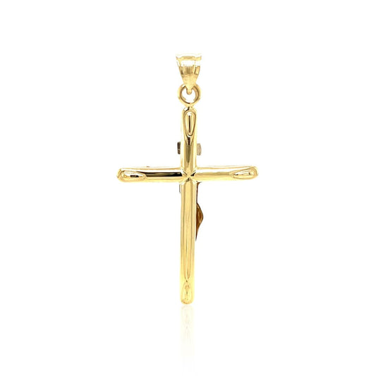 14k Two Tone Gold Cross Pendant | Richard Cannon Jewelry