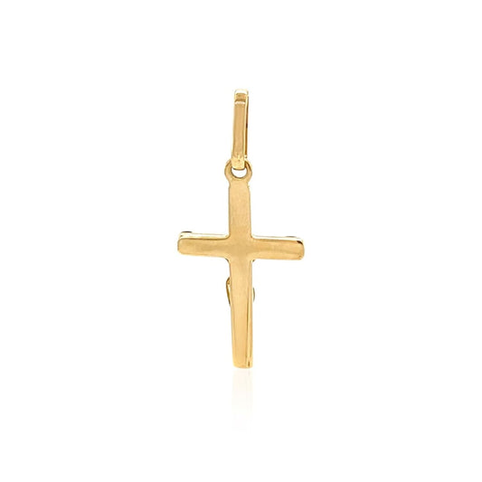 14k Two Tone Gold Crucifix Motif Pendant | Richard Cannon Jewelry