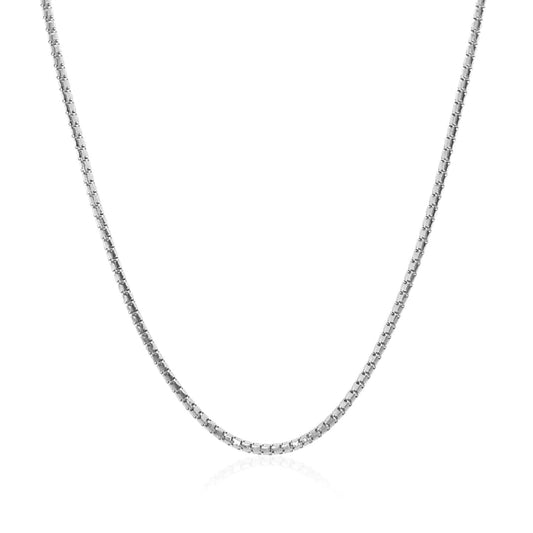 14k White Gold Ice Chain 1.3mm | Richard Cannon Jewelry