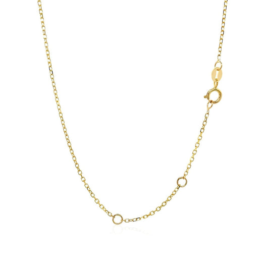 14k Yellow Gold 17 inch Necklace with Round Onyx | Richard Cannon Jewelry