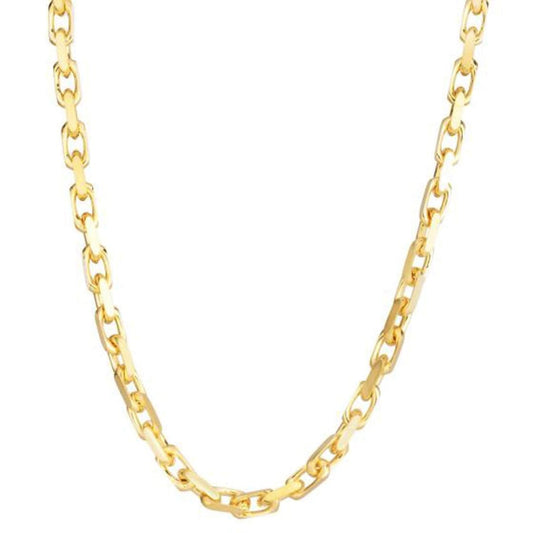 14k Yellow Gold French Cable Link Chain 4.8 mm | Richard Cannon Jewelry