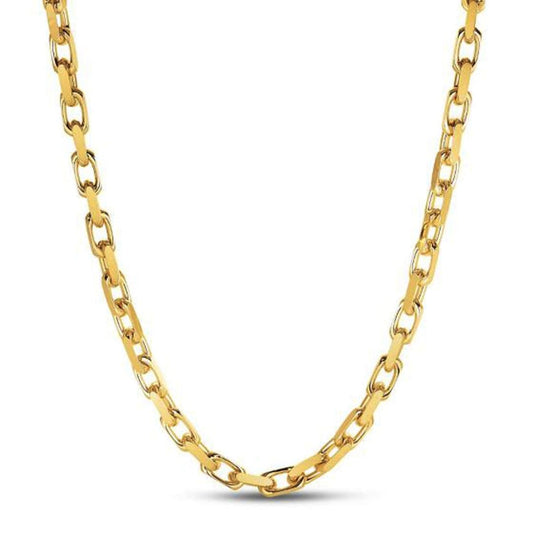 14k Yellow Gold French Cable Link Chain 6.1 mm | Richard Cannon Jewelry