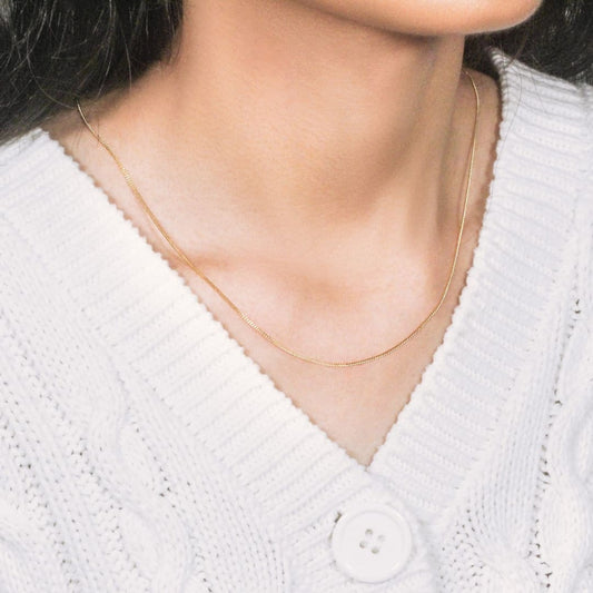 14k Yellow Gold Gourette Chain 1.0mm | Richard Cannon Jewelry