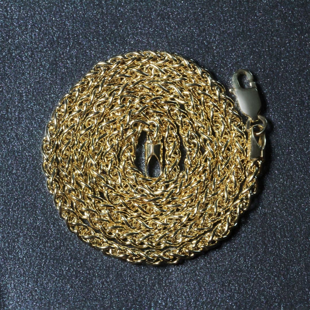 14k Yellow Gold Light Weight Wheat Chain (2.80 mm) | Richard Cannon Jewelry