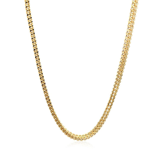 14k Yellow Gold Light Weight Wheat Chain (3.20 mm) | Richard Cannon Jewelry