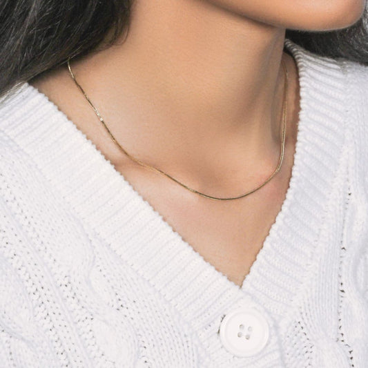 14k Yellow Gold Milano Chain 1.1mm | Richard Cannon Jewelry