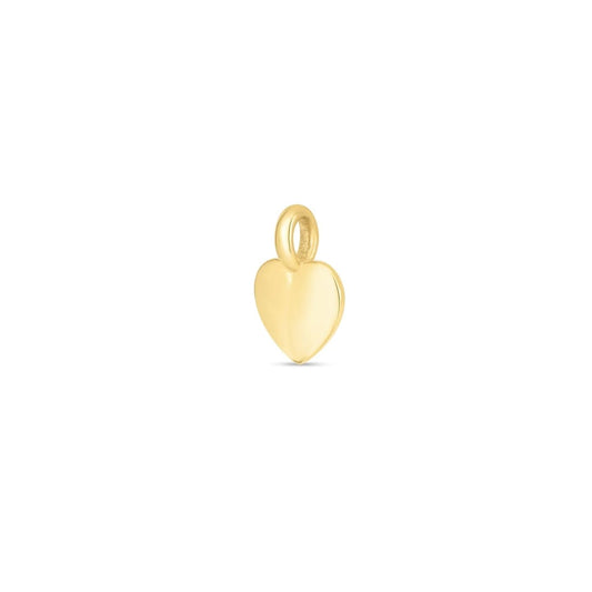 14k Yellow Gold Mini Heart Charm | Richard Cannon Jewelry