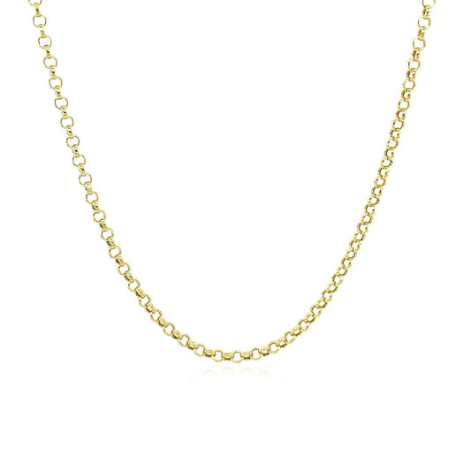 14k Yellow Gold Rolo Chain 1.9mm | Richard Cannon Jewelry