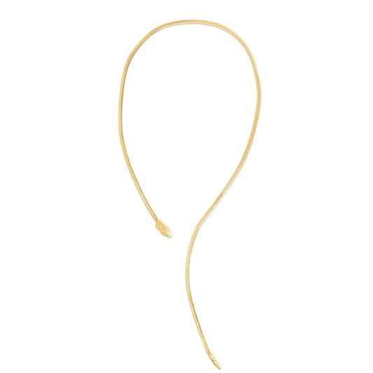 14k Yellow Gold Serpent Necklace | Richard Cannon Jewelry