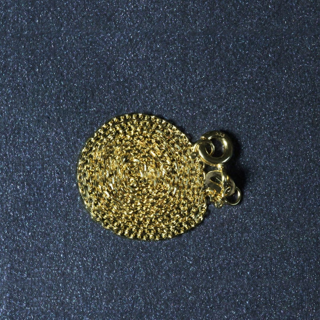 18k Yellow Gold Diamond Cut Cable Link Chain 1.1mm | Richard Cannon Jewelry