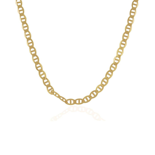4.5mm 10k Yellow Gold Mariner Link Chain | Richard Cannon Jewelry