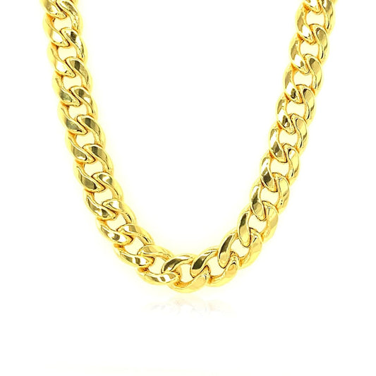 6.5mm 10k Yellow Gold Light Miami Cuban Chain | Richard Cannon Jewelry