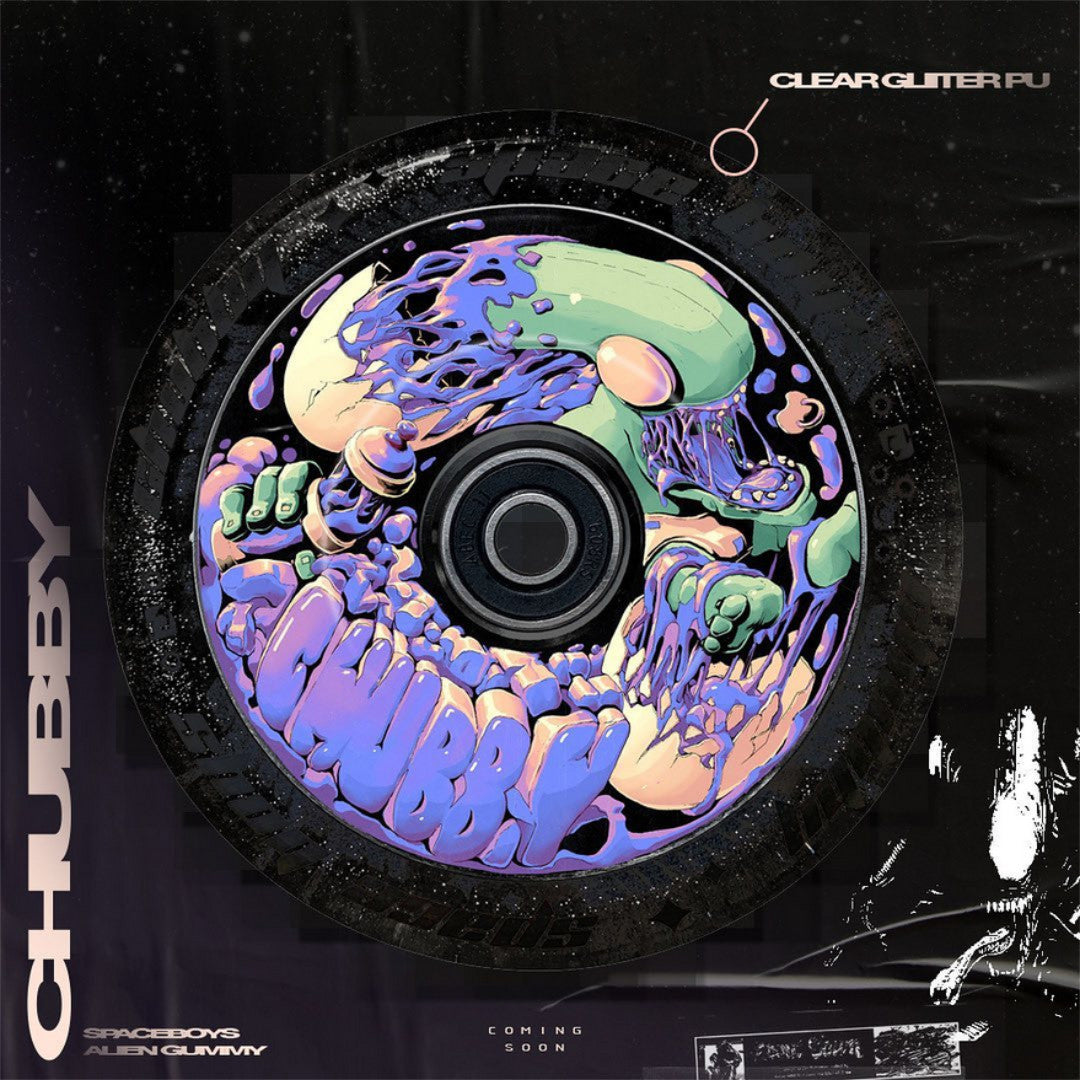 Chubby Baby Alien Purp wheel - 110mm- Single Wheel-1