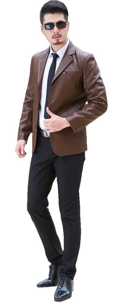 Everyday Mens Leather Blazer-3