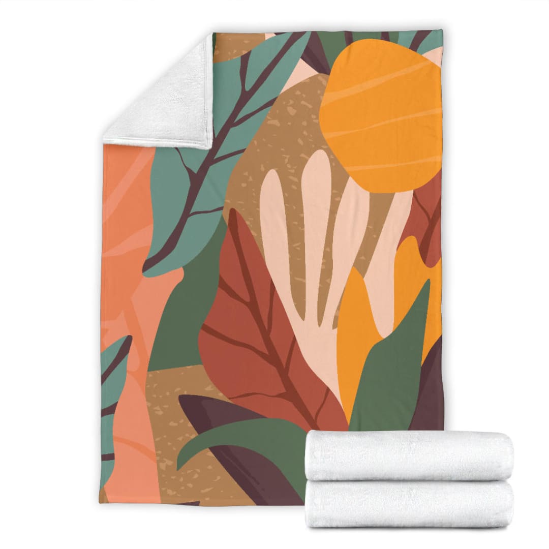 Autumn Leaves Colorful Fall Premium Blanket | The Urban Clothing Shop™