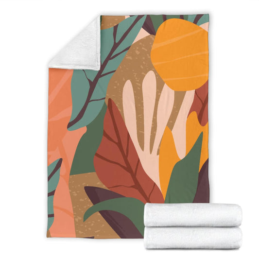 Autumn Leaves Colorful Fall Premium Blanket | The Urban Clothing Shop™
