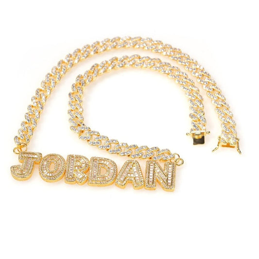 Baguette Letters Cuban Chain | The Urban Clothing Shop™