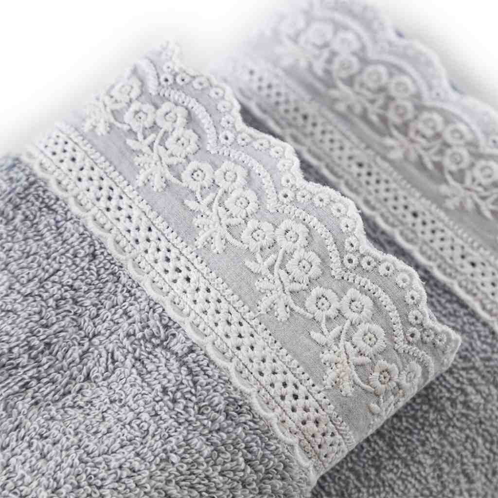 Le Telerie - SET SPUGNA ELLY 3+3 GRIGIO