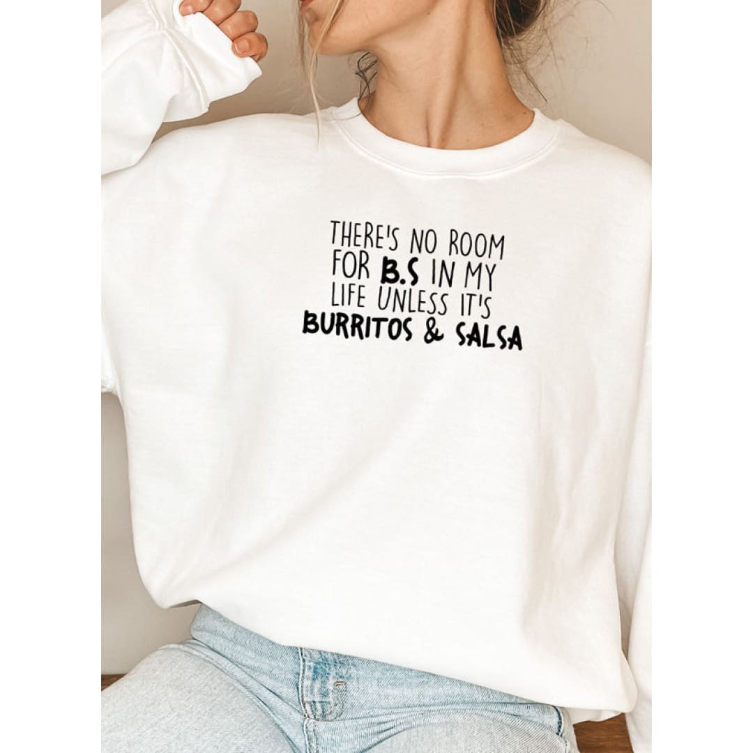 Burritos & Salsa Sweat Shirt | Merchmallow