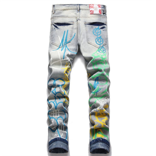 CatWhisker Stretch Denim Mid-Waist Pants | The Urban Clothing Shop™