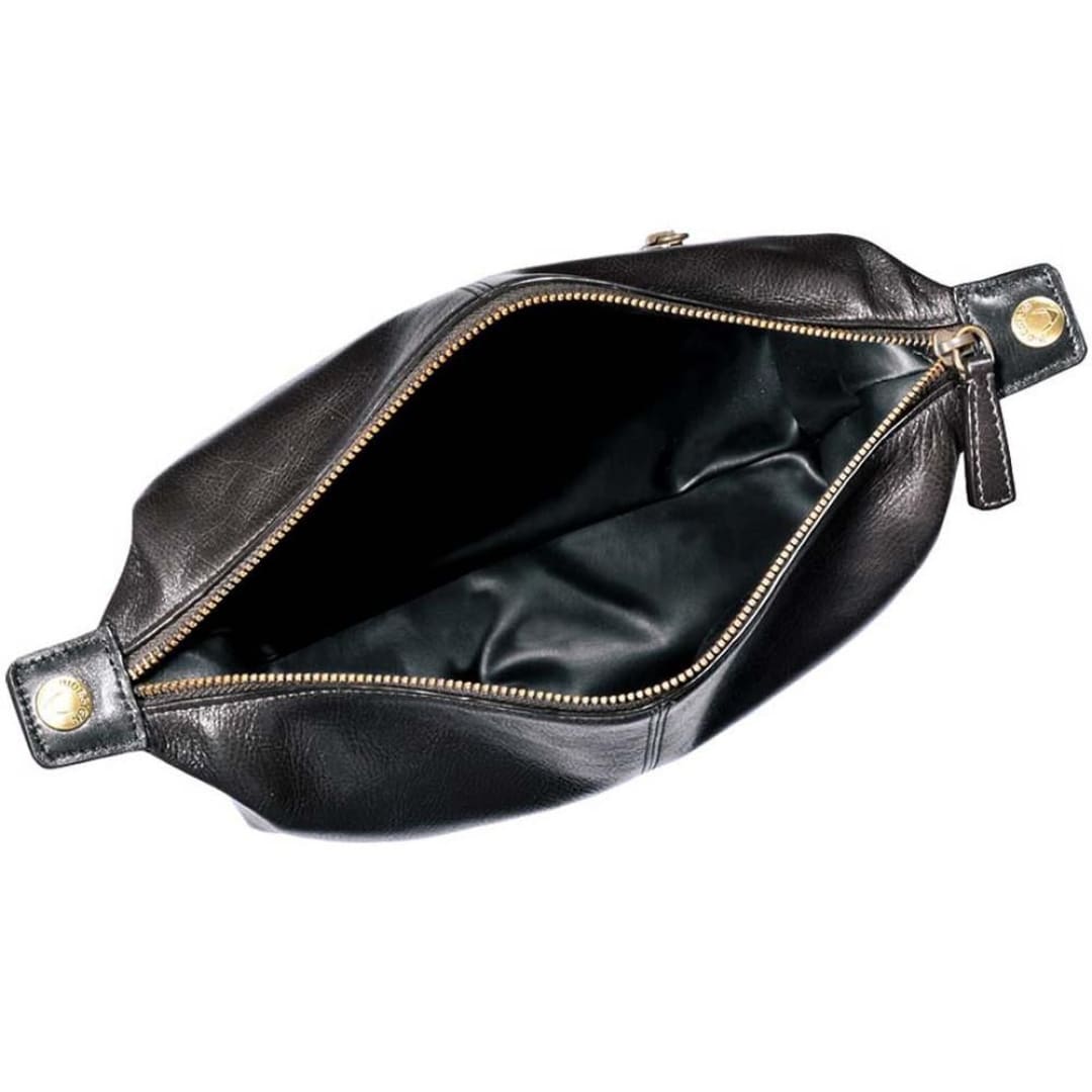 Charles Leather Shave Toilet/Travel Kit With Waterproof Interior | Hidesign