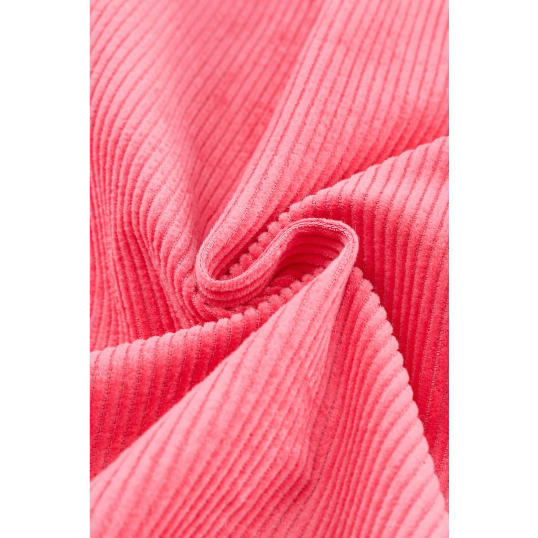 Claire Buttoned Flap Pocket Corduroy Jacket | Threaded Pear