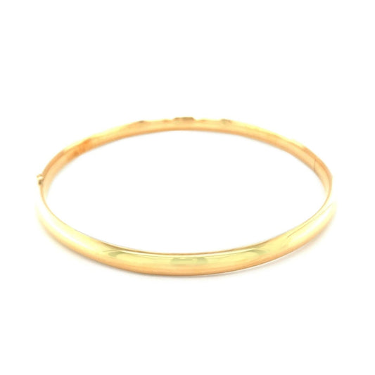 Classic Bangle in 14k Yellow Gold (5.0mm) | Richard Cannon Jewelry