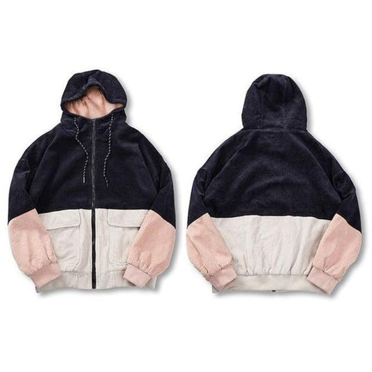 Colorblock Corduroy Jacket | The Urban Clothing Shop™