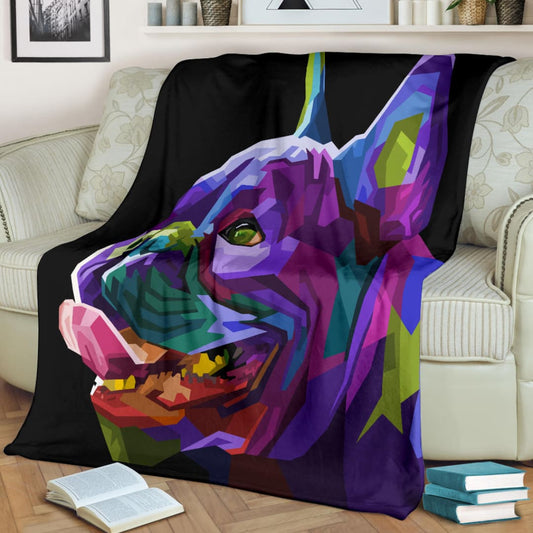 colorful french bulldog geometric pop art | The Urban Clothing Shop™