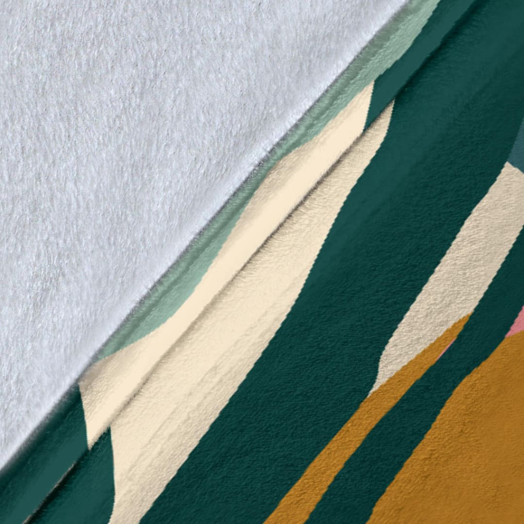 Colorful Leaves Hand Drawn Premium Blanket | The Urban Clothing Shop™