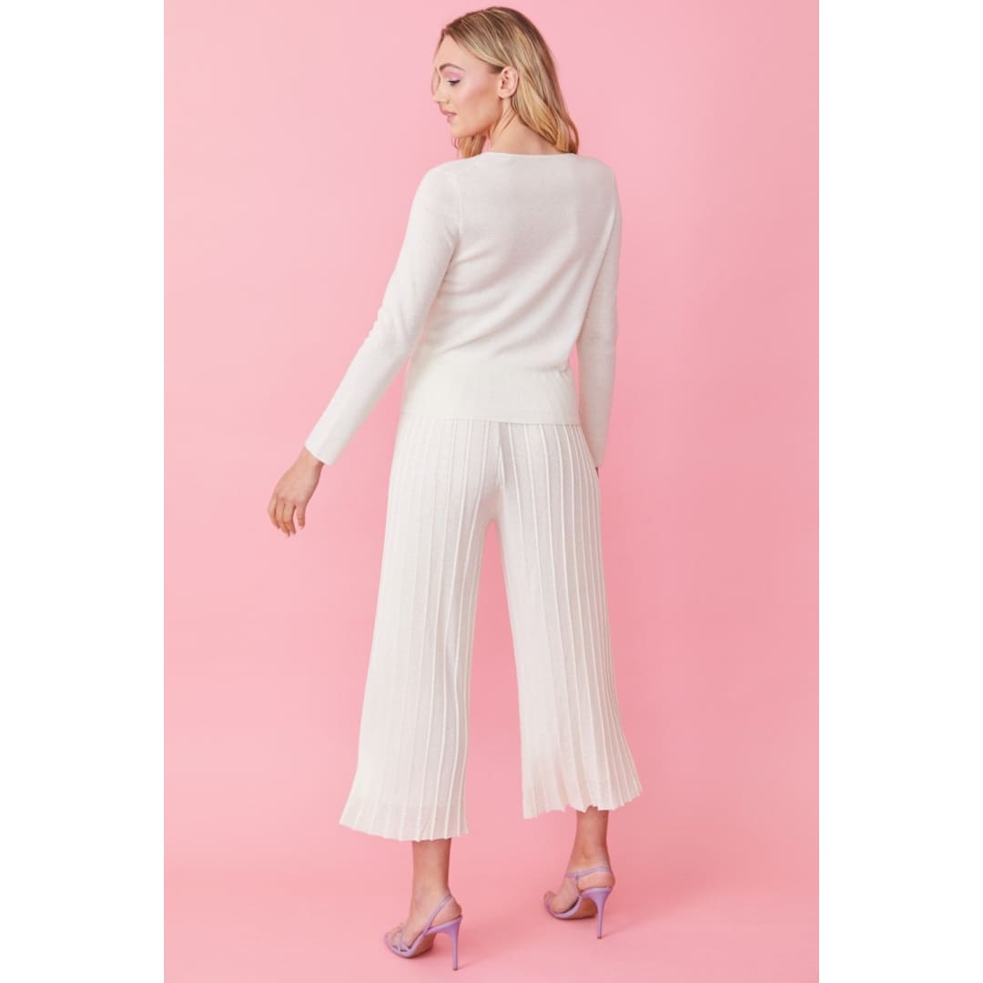 Cream Cashmere Trousers | Buy Me Fur Ltd