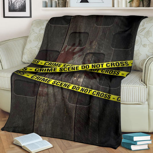 Crime Scene Premium Blanket | The Urban Clothing Shop™