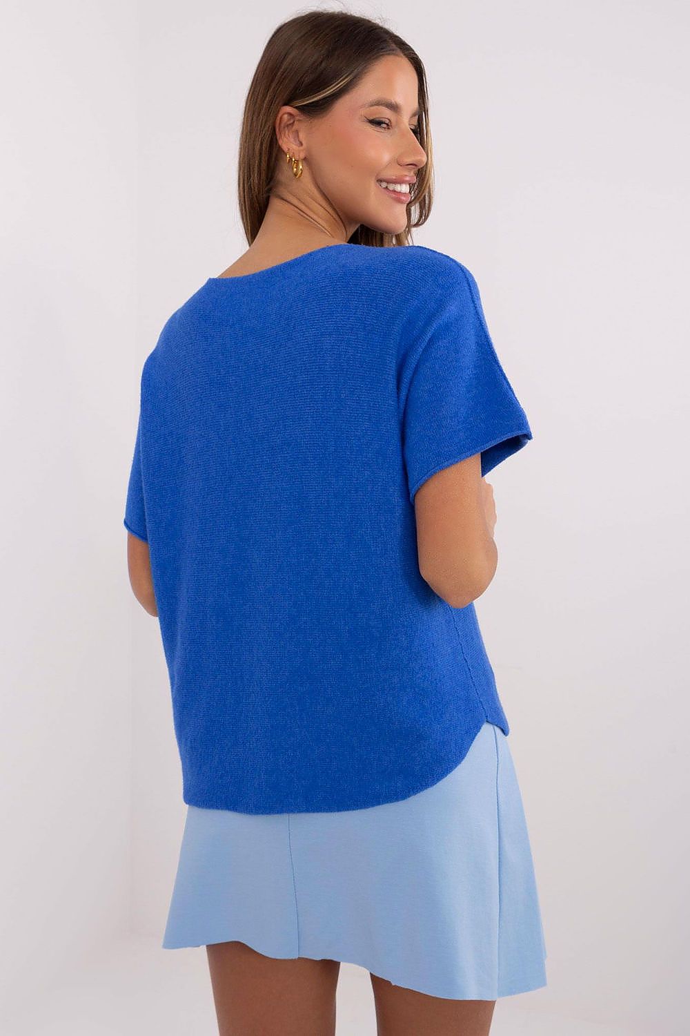 Short sleeve sweater model 209987 Italy Moda