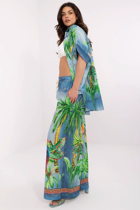 Women trousers model 210028 Italy Moda