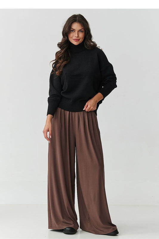 Turtleneck model 217395 Makadamia