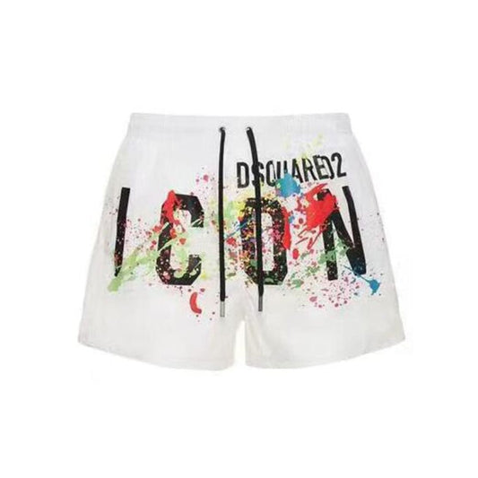 DSQ2 Labeled Quick-Drying Beach Shorts | The Urban Clothing Shop™