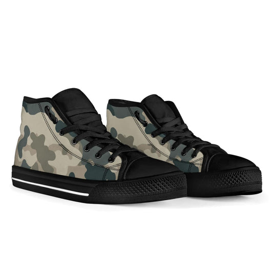 Grey Camo High-Top Sneakers | The Urban Clothing Shop™