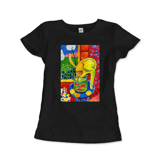 Henri Matisse the Cat With Red Fishes 1914 Artwork T-Shirt | Art-O-Rama Shop