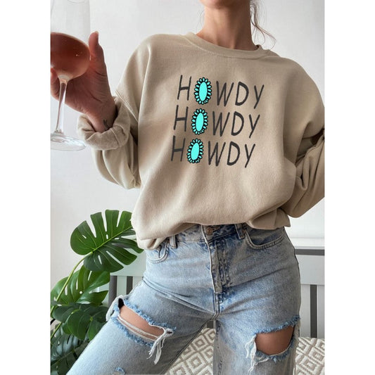 Howdy Sweat Shirt | Merchmallow