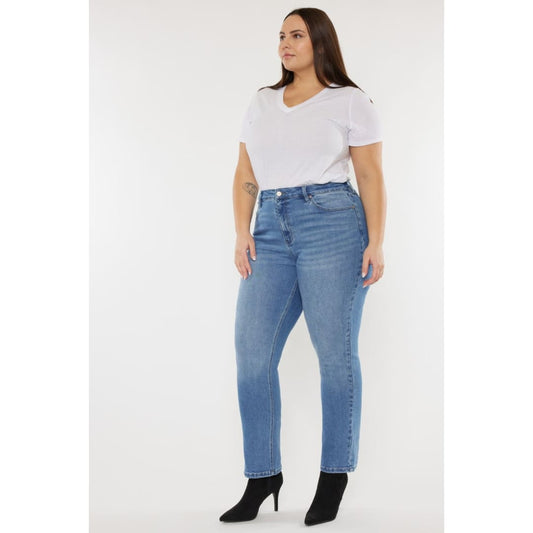 Kancan Full Size Cat’s Whiskers High Waist Jeans | The Urban Clothing Shop™