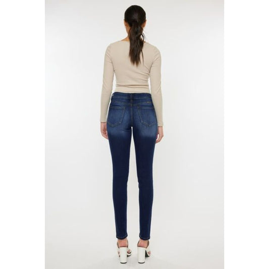 Kancan Mid Rise Gradient Skinny Jeans | The Urban Clothing Shop™