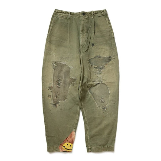 Kapital Japanese Patch Damage Wash Casual Pants | The Urban Clothing Shop™