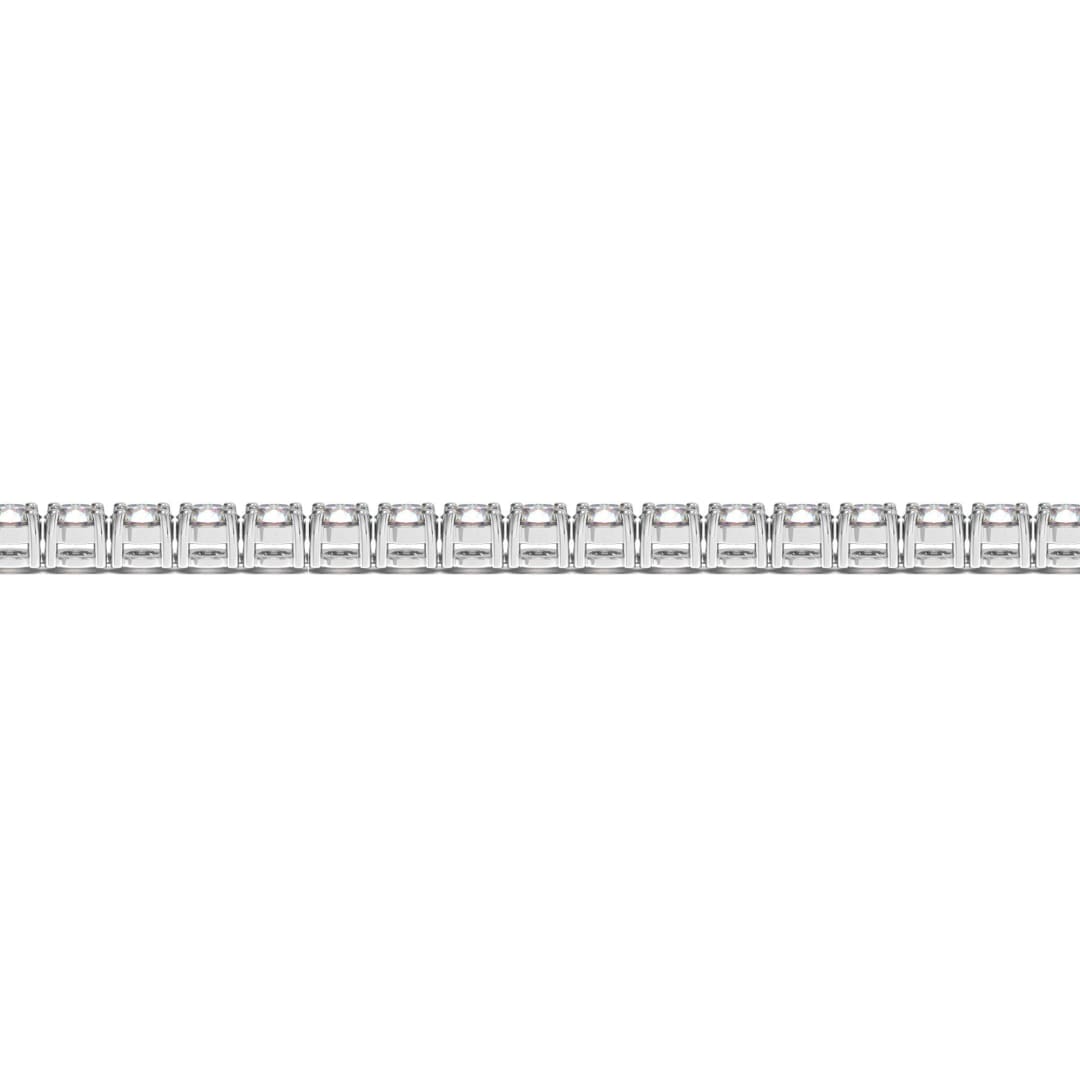 Lab Grown Round Diamond Tennis Bracelet in 14k White Gold (6 cctw F/G VS2/SI1) | Richard