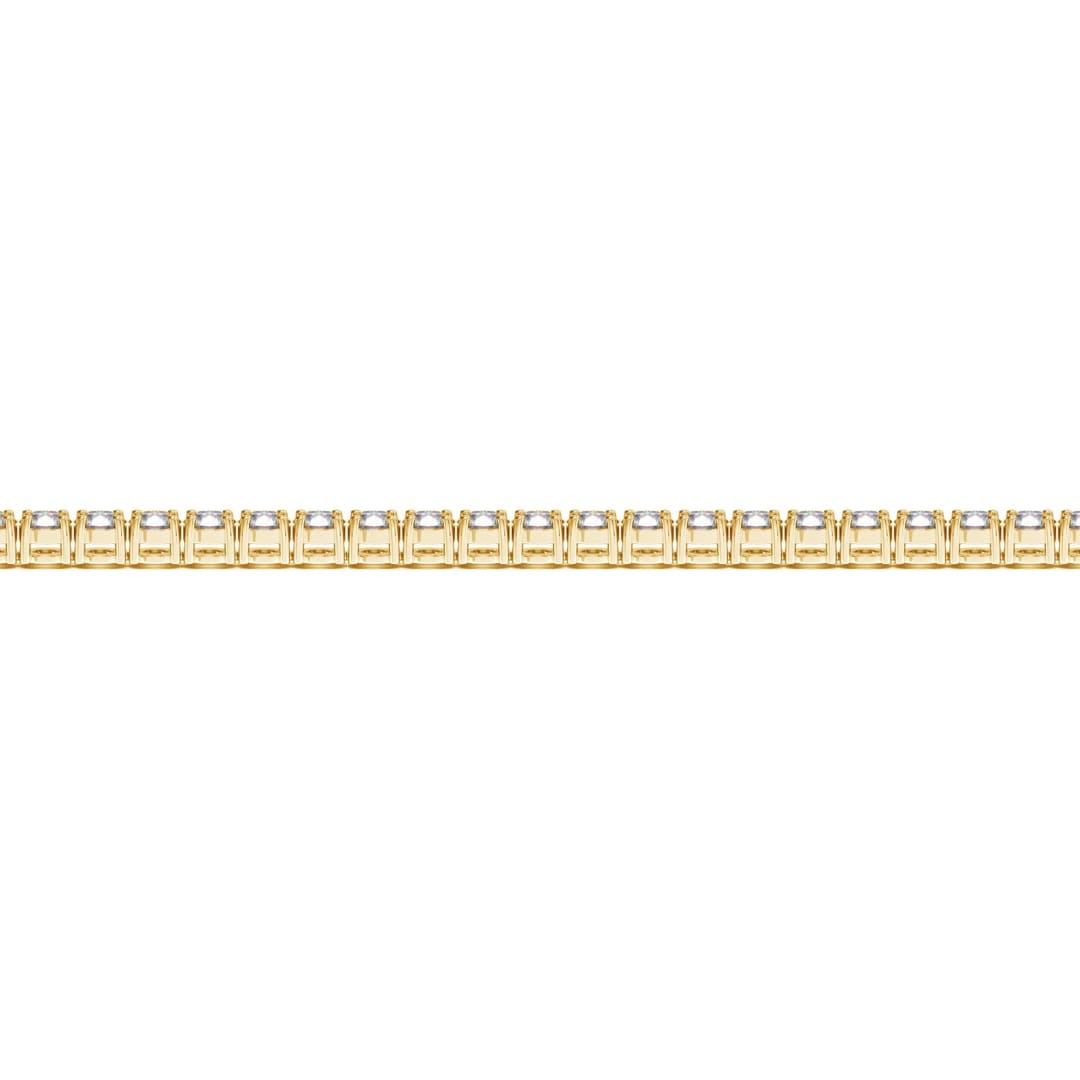 Lab Grown Round Diamond Tennis Bracelet in 14k Yellow Gold (4 cctw F/G VS2/SI1) | Richard