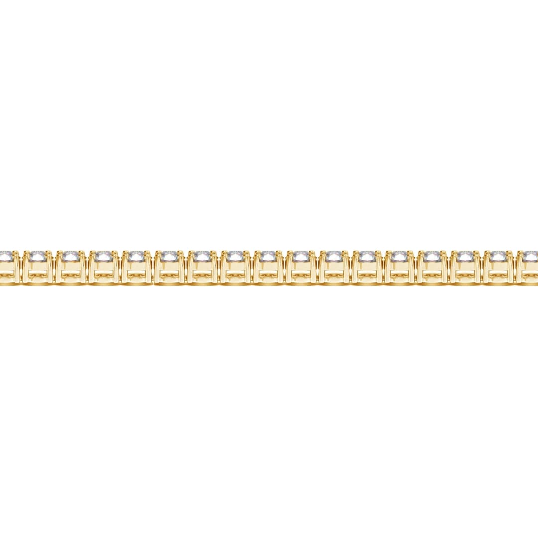 Lab Grown Round Diamond Tennis Bracelet in 14k Yellow Gold (6 cctw F/G VS2/SI1) | Richard