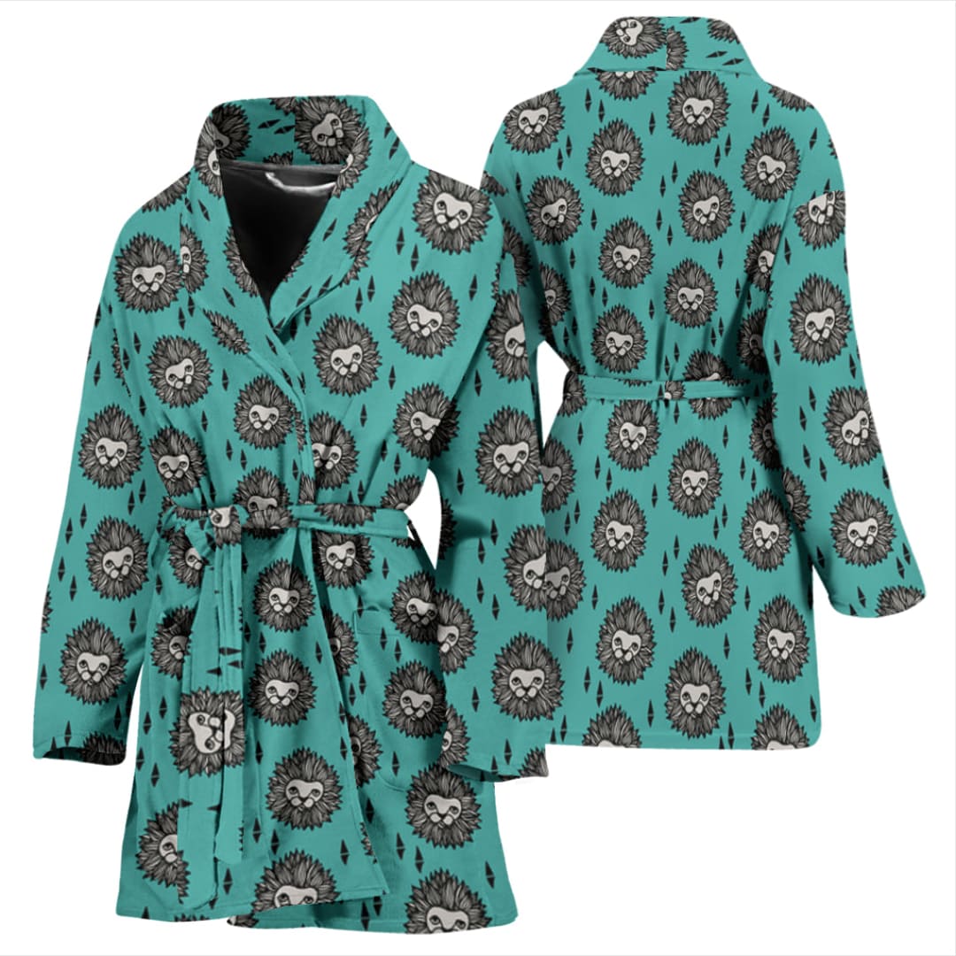 Lion Print Women’s Bath Robe | The Urban Clothing Shop™