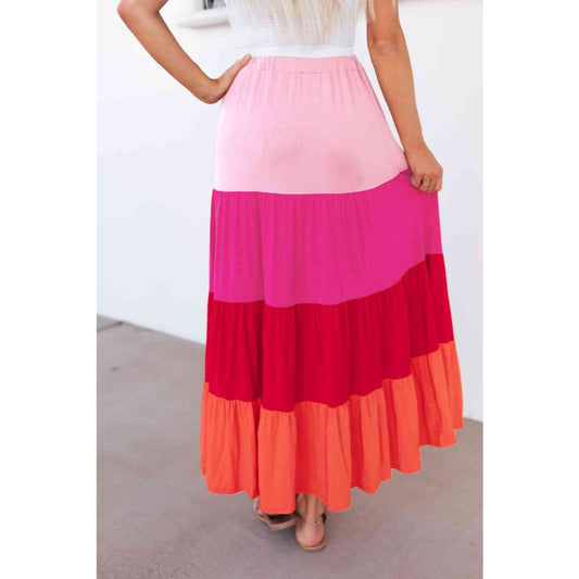 Mariana Tiered Maxi Skirt | ClaudiaG