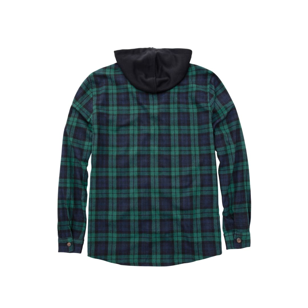 Men’s Full Zip Up Hoodie Plaid Flannel Shirt Jacket with Hand Pockets | FlannelGo